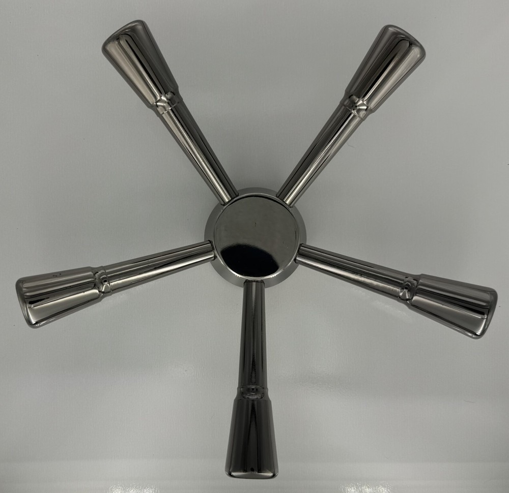 5-Spoke Legacy Gun Safe Handle - Black Chrome *New*