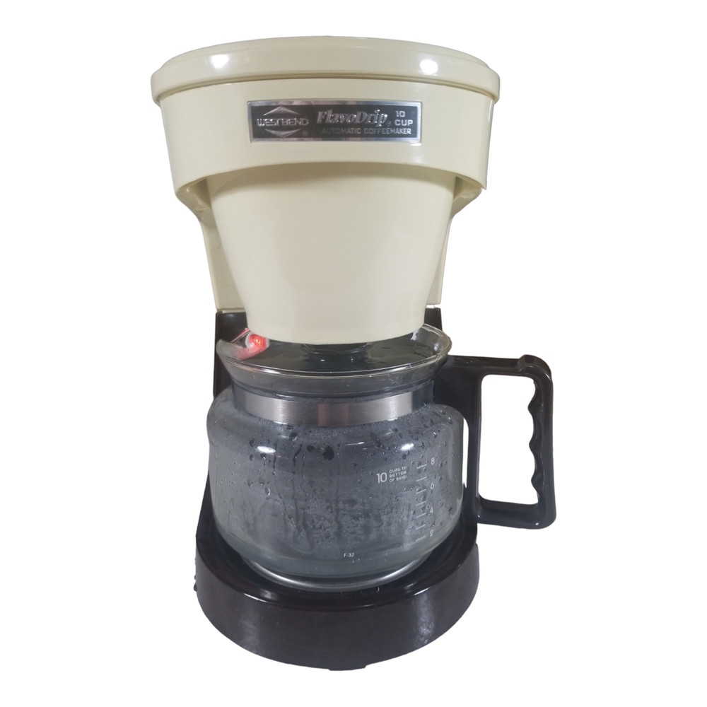 Vintage West Bend FlavoDrip 10 Cup Automatic Coffee Maker Beige