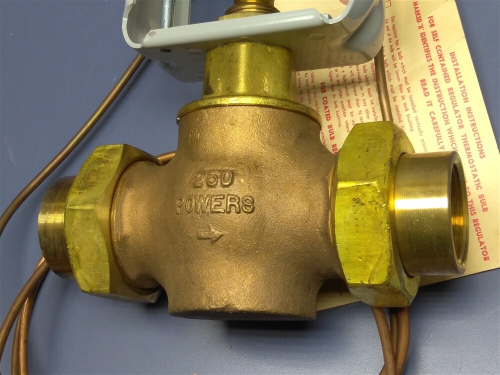 Powers 11-A Regulator 595-0029 Temperature Range 130-190F