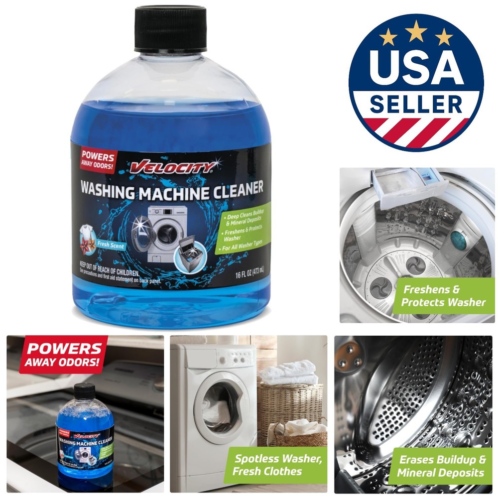 Deep Cleaning Washer Solution - Odor Eliminator for All Front & Top Load Washers