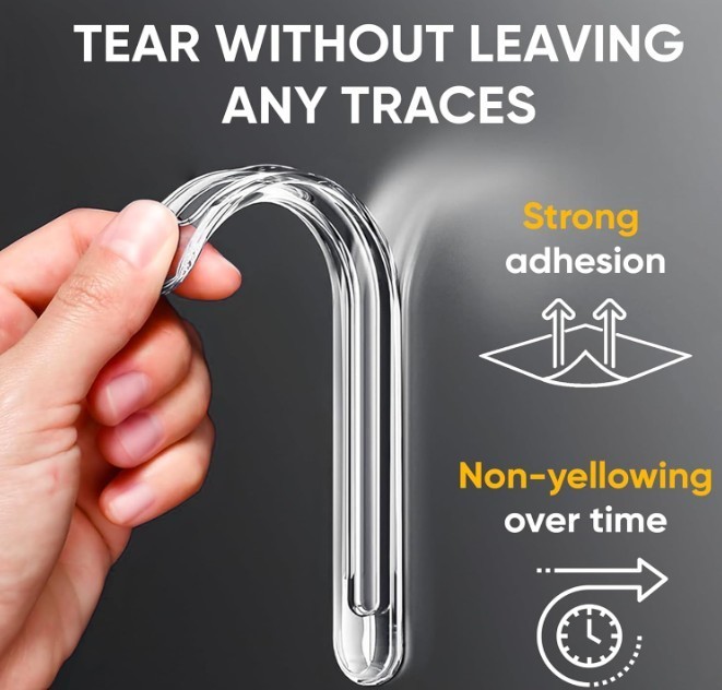 Vellax Clear Silicone Wall Protectors - 4 Pieces Set