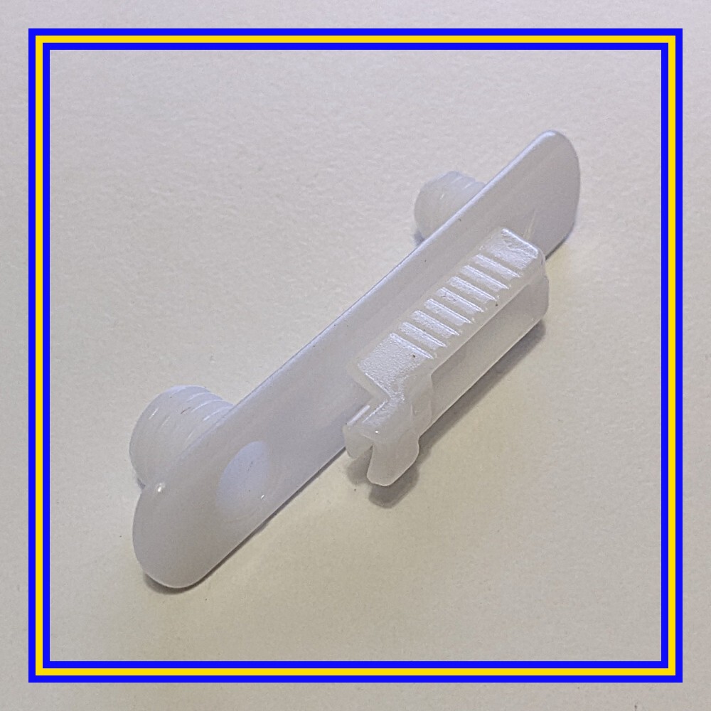 147191 x 2 IKEA Plastic Drawer Rail, Besta in White