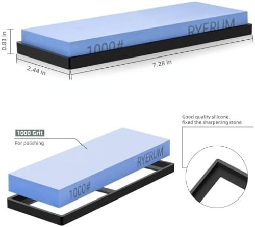 Sharpening Stone, Single sided whetstone, knife sharpener stone with a precision