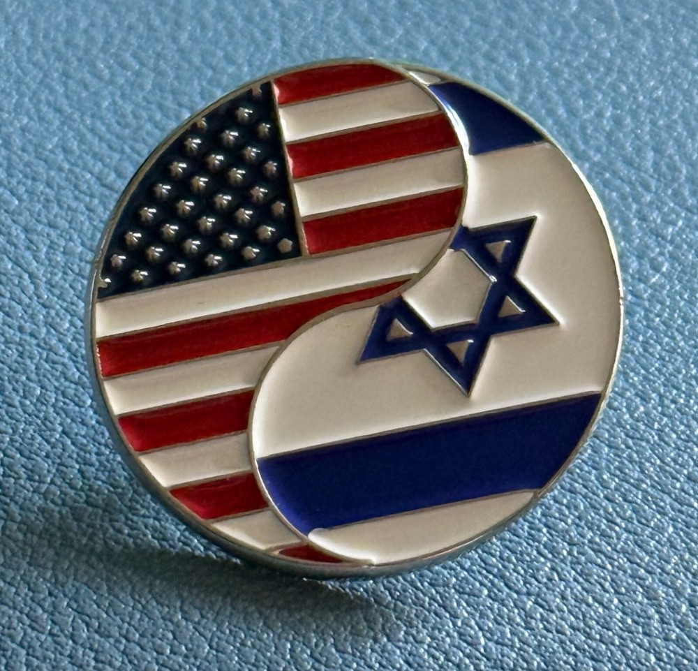 Support Israel USA Unique Lapel Pin