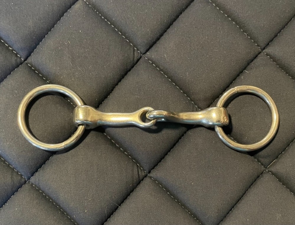 O Ring Metal Jointed Snaffle Bit 4”