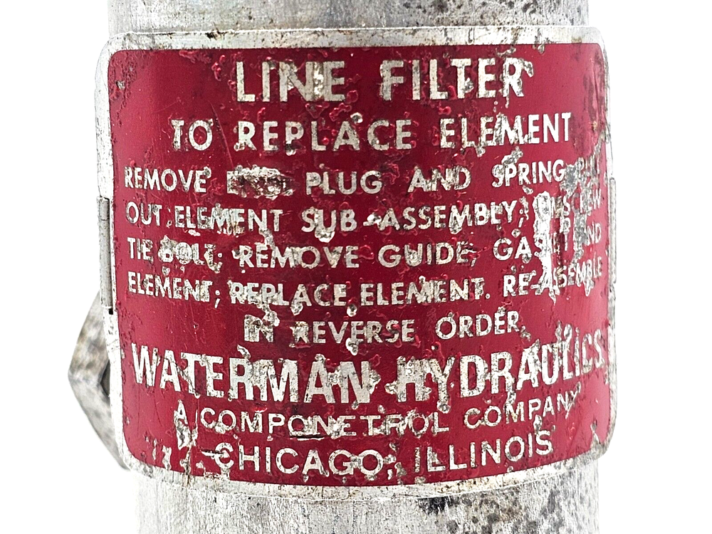 1701-3 WATERMAN HYDRAULICS LINE FILTER 3000PSI