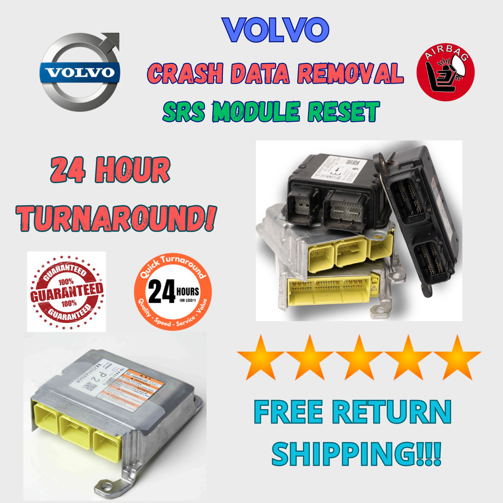 VOLVO CRASH DATA RESET – SRS RESTRAINT MODULE REPROGRAM SERVICE