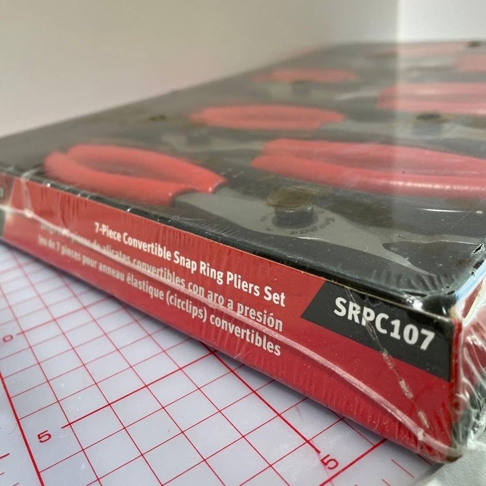 SNAP ON Retaining Ring Pliers Set SRPC107 NEW