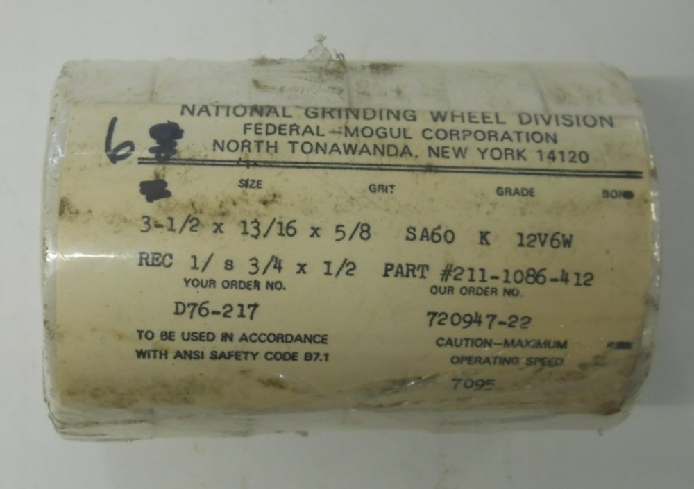 NATIONAL GRINDING WHEELS ASSORTED LOT