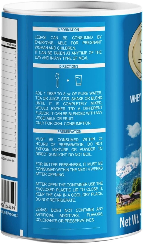 LEBASI WHEY DIETARY SUPPLEMENT