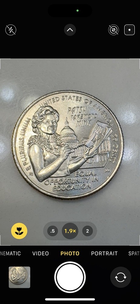 2024 - D Quarter Error:  "In Cod We Trust" Patsy Takemoto Mink