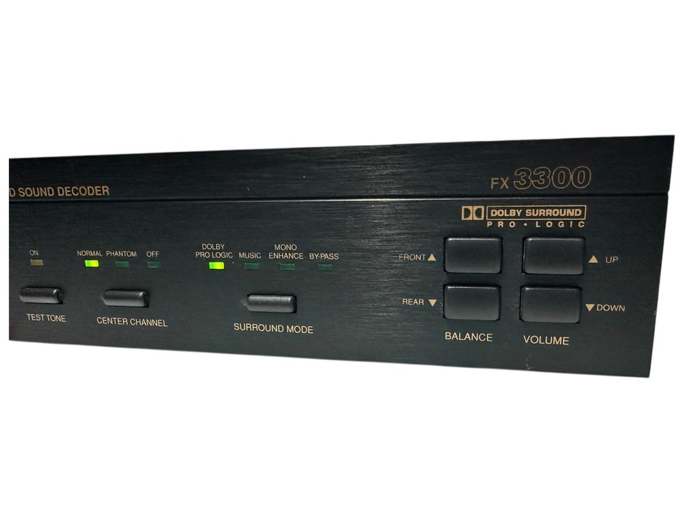 Paramount Pictures Theater FX3300 AV SURROUND SOUND DECODER (NO REMOTE) UNTESTED