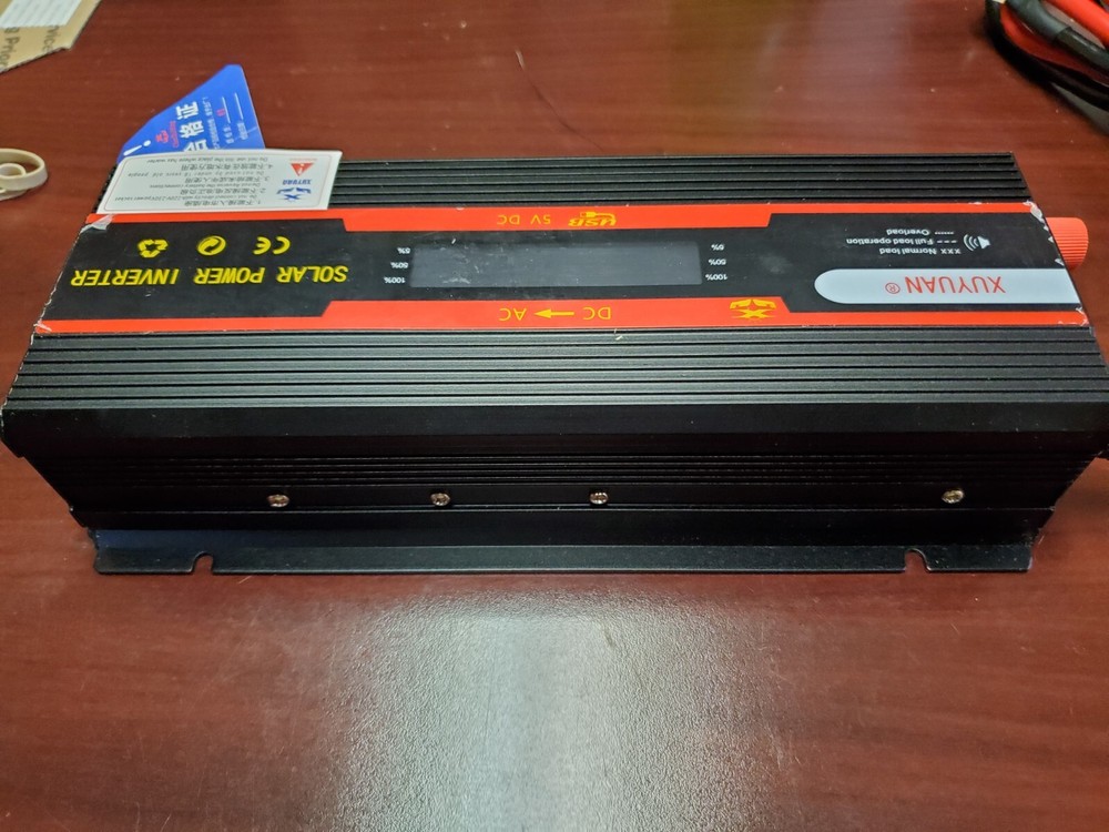 Xuyaun Power Inverter, Input: DC-12V, Output: AC-110V