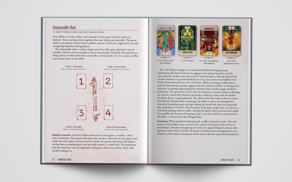 The Fablemaker's Animated Tarot Guidebook Hitpoint Press HPPB005