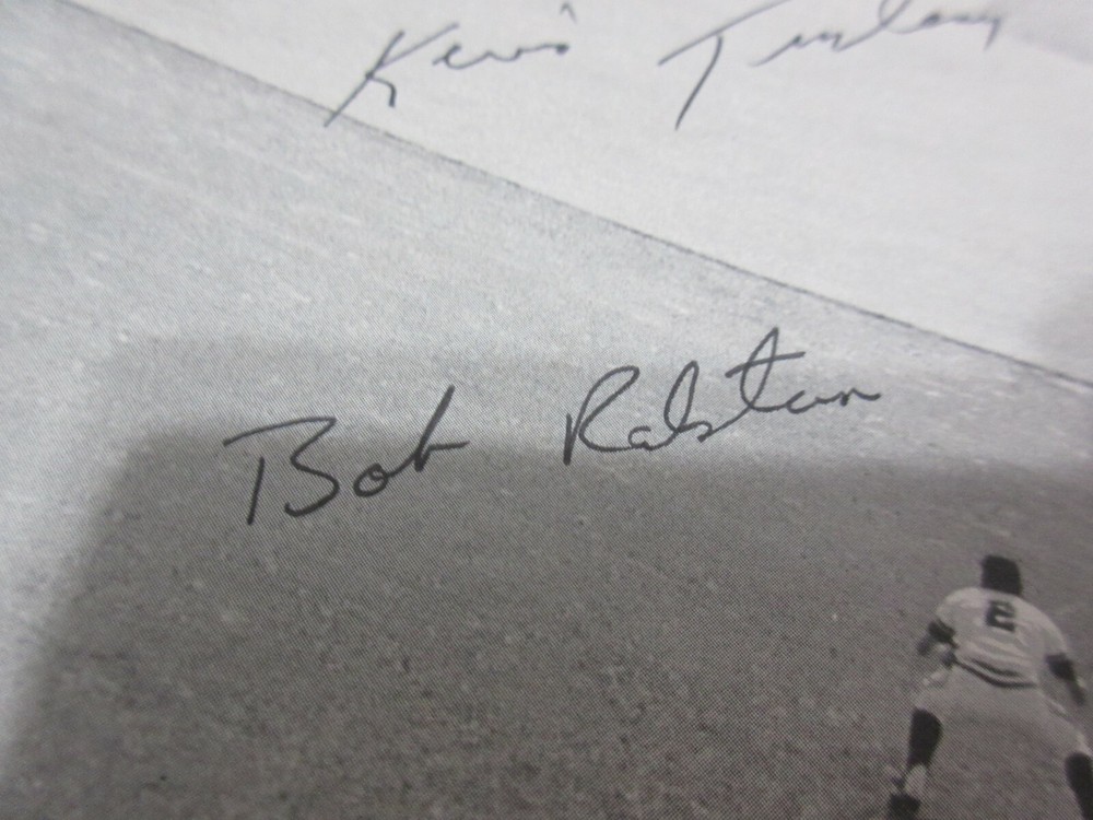 2 Autographs Trudeau Ralston1987 Scorebook Program Minnesota Twins Baseball
