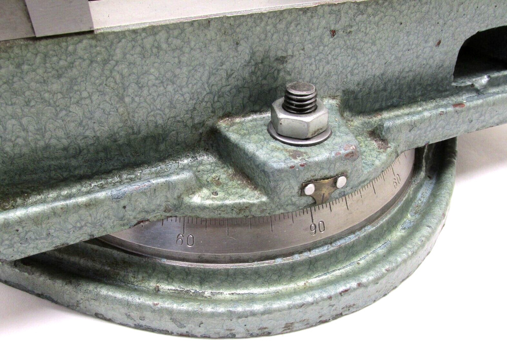 NICE! 4" MILLING MACHINE VISE w/ ROTARY BASE & JAWS
