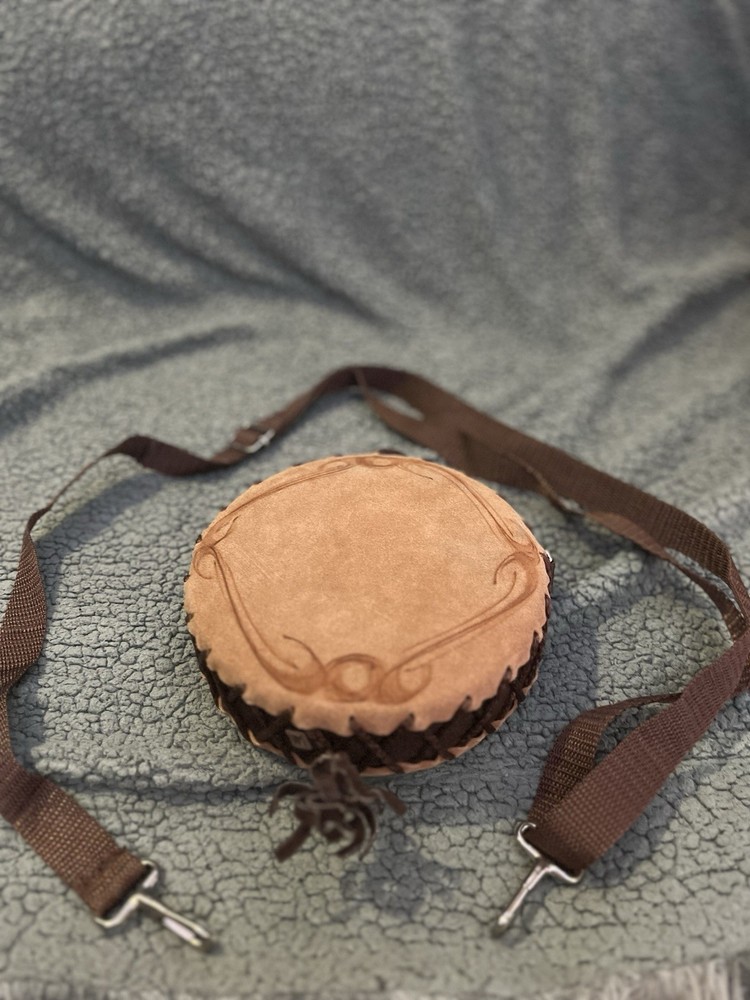 The Alamo Leather Covered Canteen