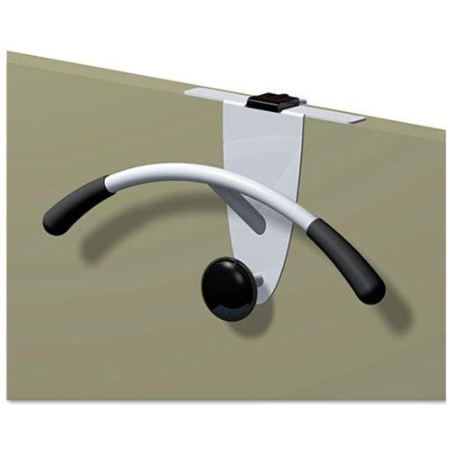Alba PMMOUSPART Coat Hook 44 Lb Capacity Silver Black