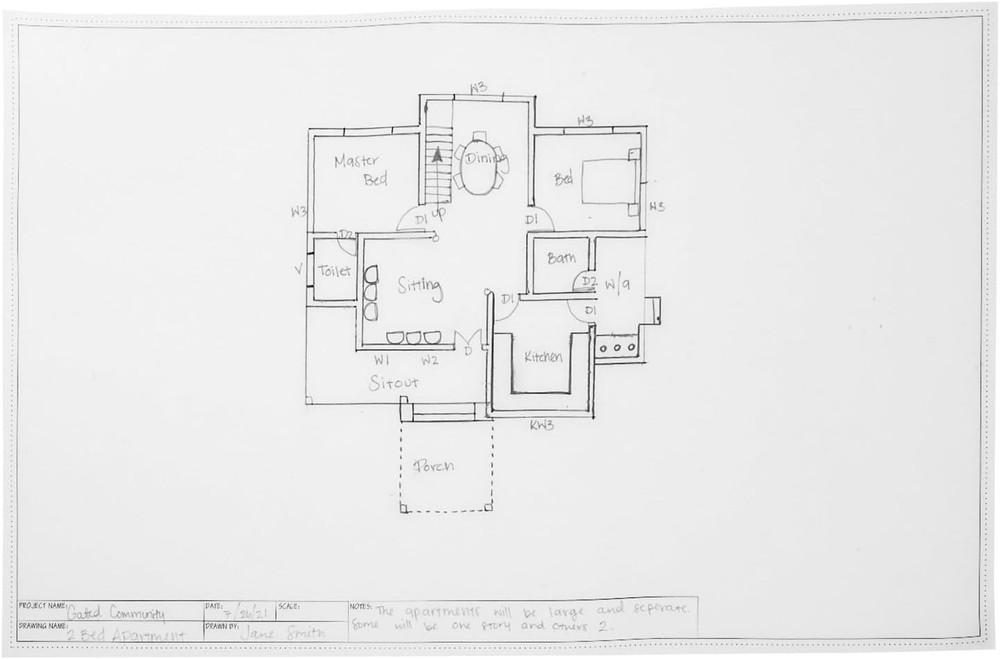 Architectural Drafting Vellum Paper Sheets - 11 X 17 In, 20 Sheets - Plain Trans