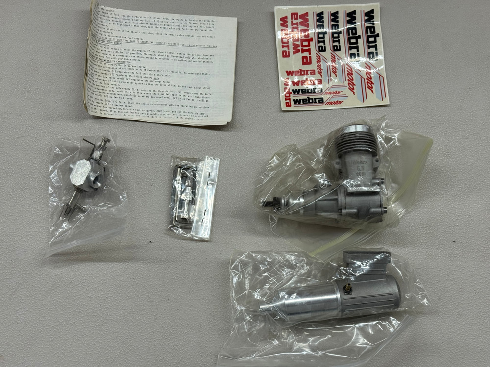 Webra 40 6,5 ccm RC Airplane Engine