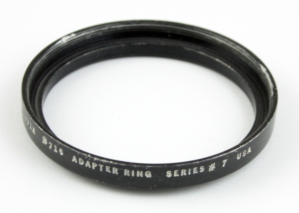Tiffen Black 52mm Thread to Series VII Adapter Ring