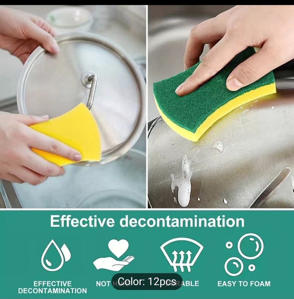 12 Pack Kitchen Sponge