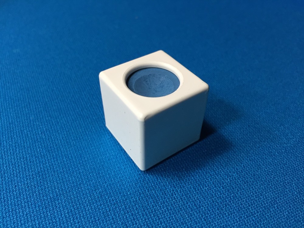 NEW Billiard Pool Cue Chalk Box Holder Master's White