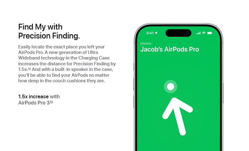 Apple Airpods Pro 3 (3rd Generation) Wireless Earbuds