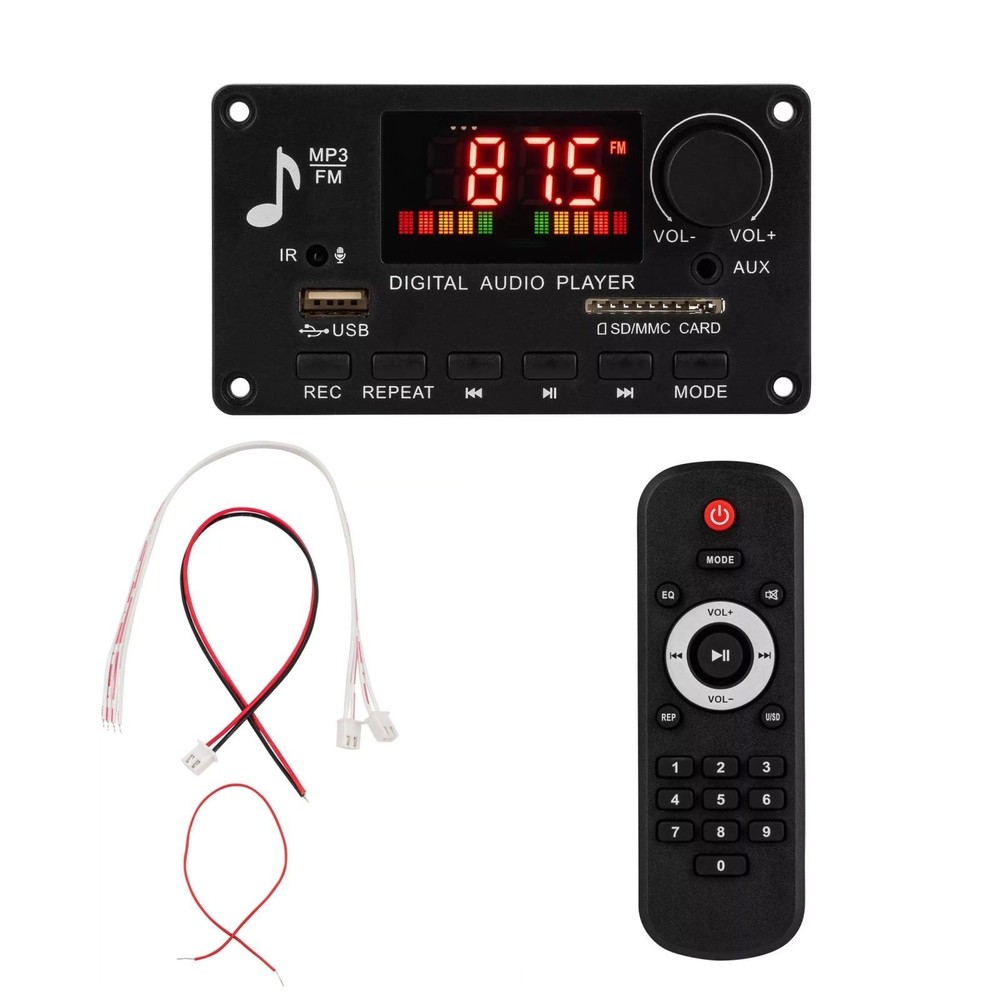 Versatile Audio Amplifier Decoder Board BT 5.0 MP3/WMA/WAV High Sound Quality