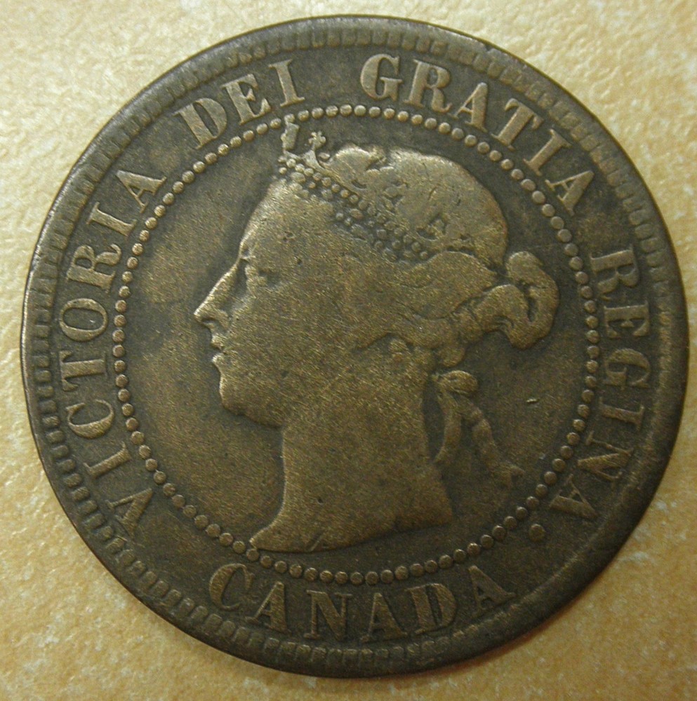 Canadian 1886 Large One Cent