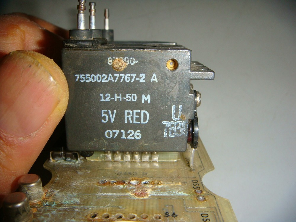 AN/PRC-104 HF Portable Radio Push Button Frequency Selection Switch - Free Ship