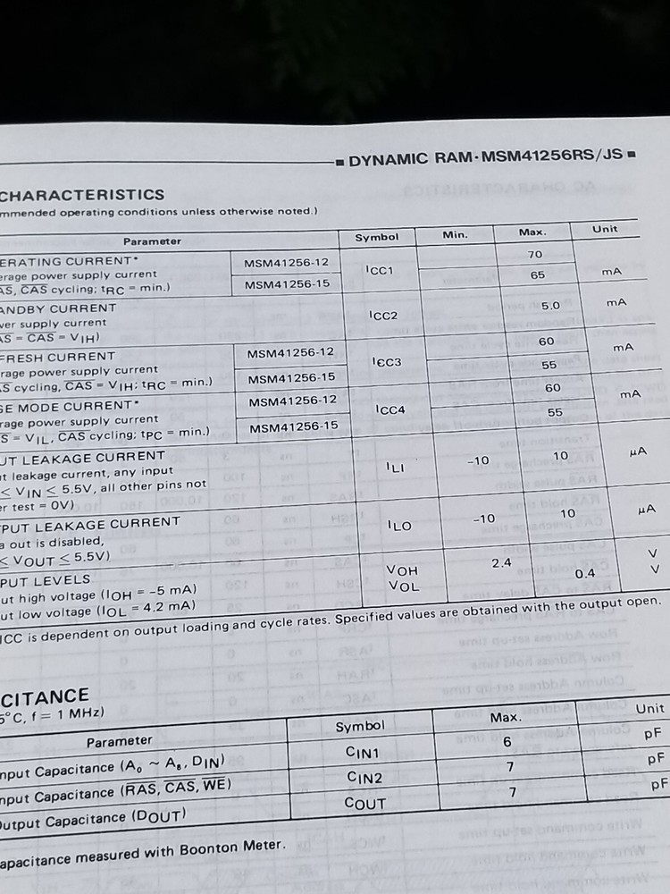1 OF 2 VINTAGE ELECTRONICS BOOKS DATA OKI MEMORY 3RD EDITION 1987