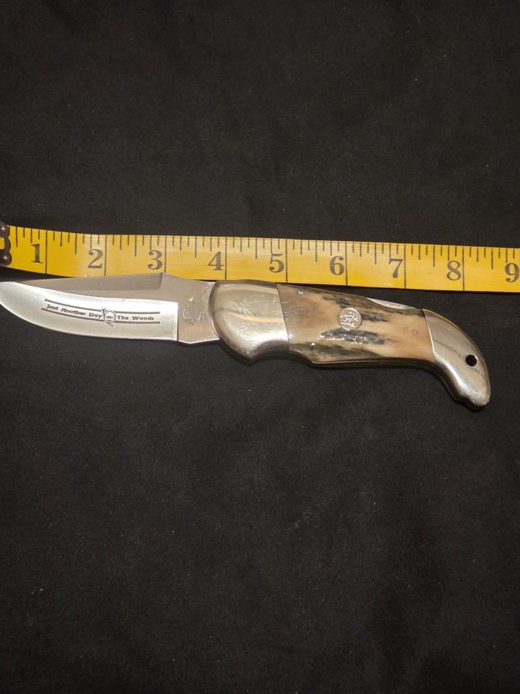 FOX And HOUND POCKET KNIFE Italy Bone Handle