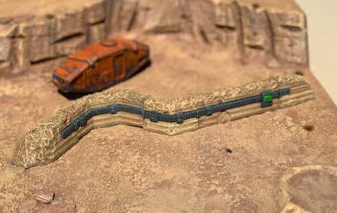Trench Set for 28mm Legion Sci-fi Tabletop Terrain