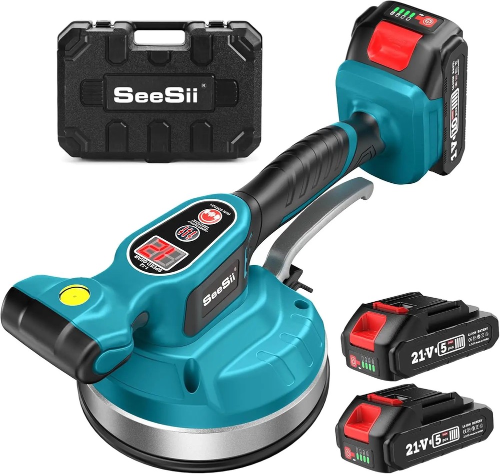 Tile Vibration Tool Cordless Tile Vibrator Leveling Machine 160mm Large Suction