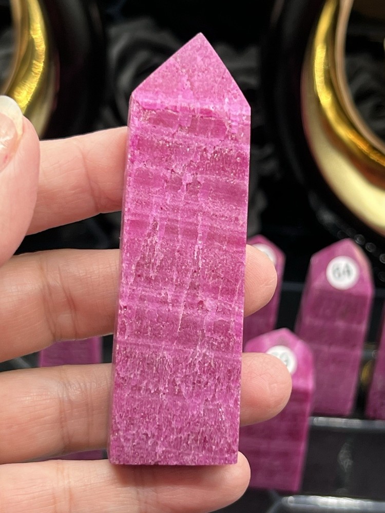 Honeycomb Ruby Uvreactive 4 sided Points Free shipping & Gift