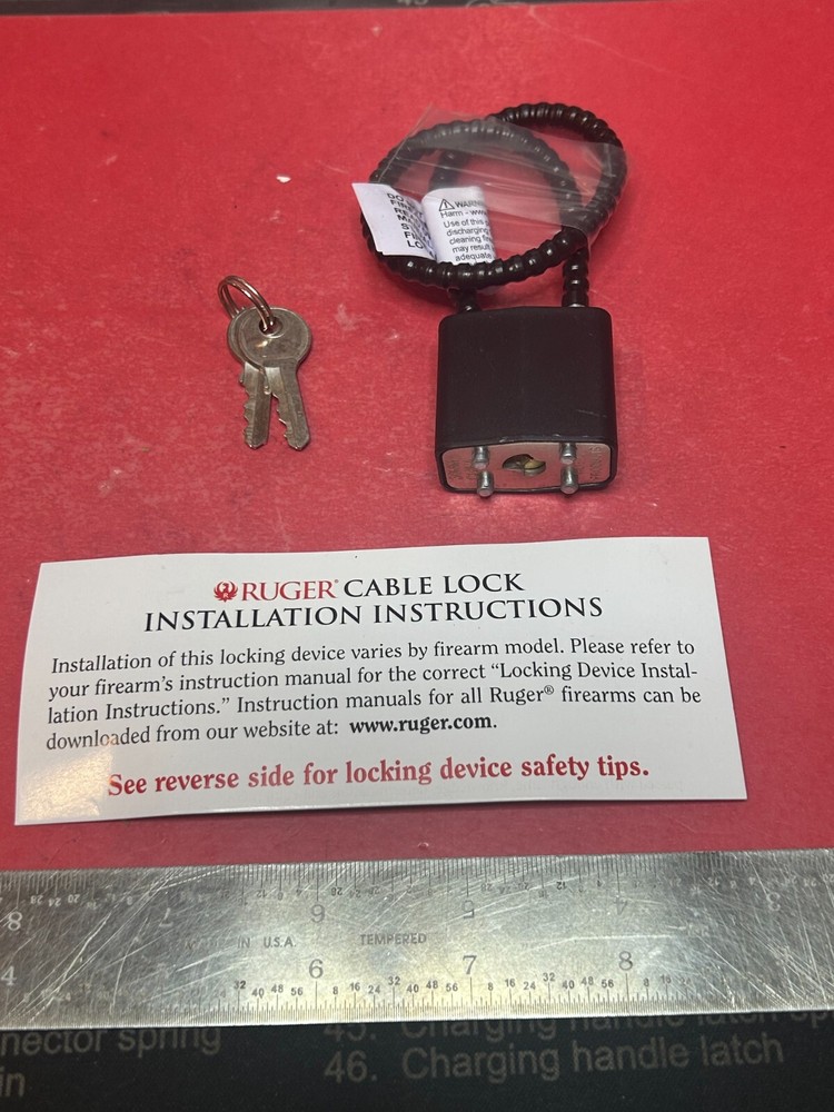 Ruger Cable safety Lock #R11SC3 (NEW)