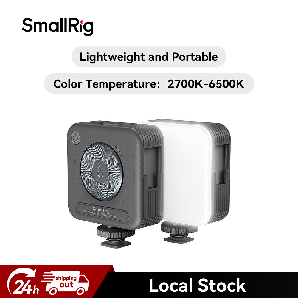 SmallRig P96 Mini Video Light, LED Camera Light With 2200mAh Battery
