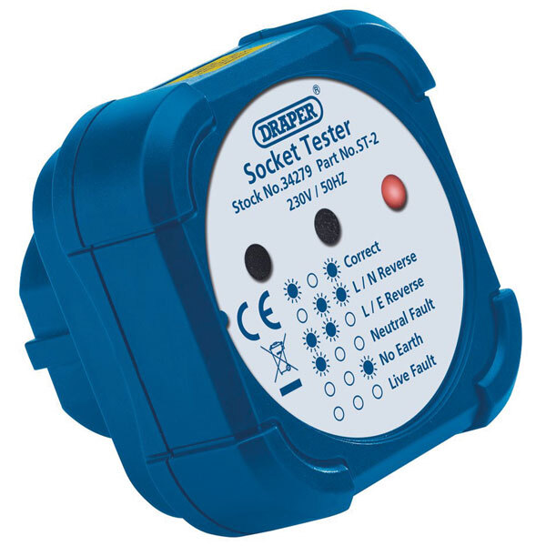 Draper 34279 13A Socket Tester
