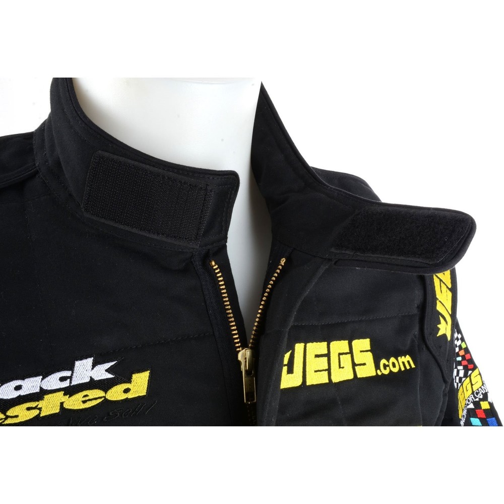 JEGS 6001 Black Triple Layer Jacket Medium