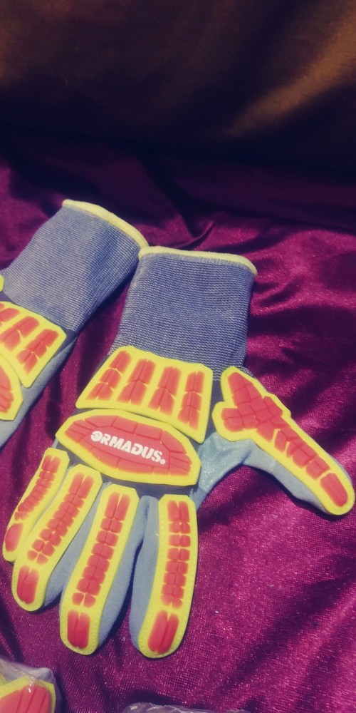 6-pair Ormadus Impact Resistant Gloves Small S/7