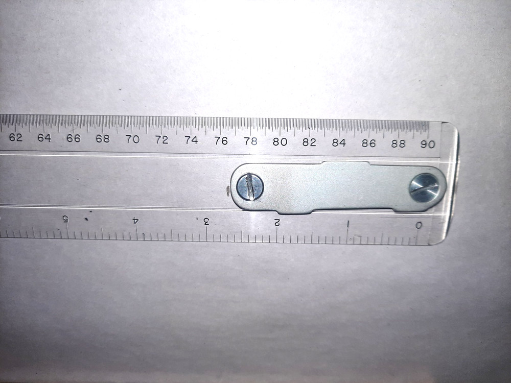 Vemco 9P7-18 Plastic Drafting Scale, 1:5 50, 1:1 10
