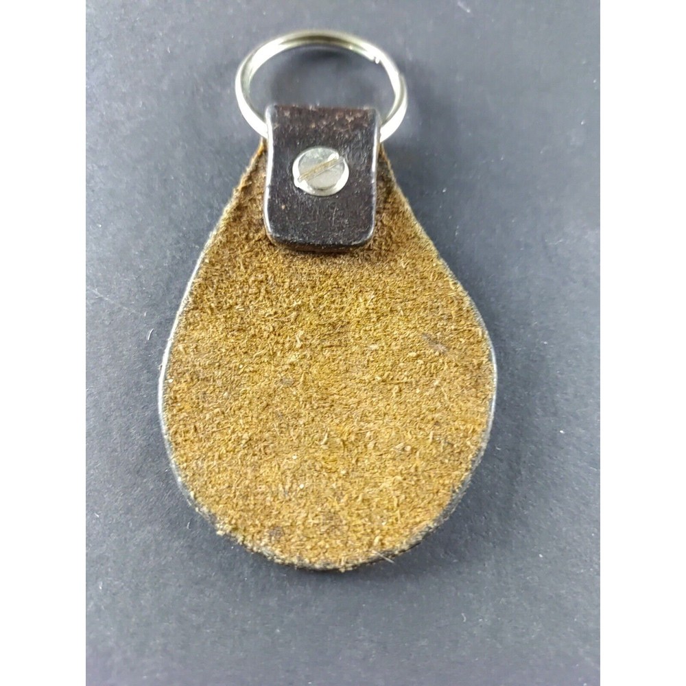 Hubby Large Leather Keychain Flawed Used Rough