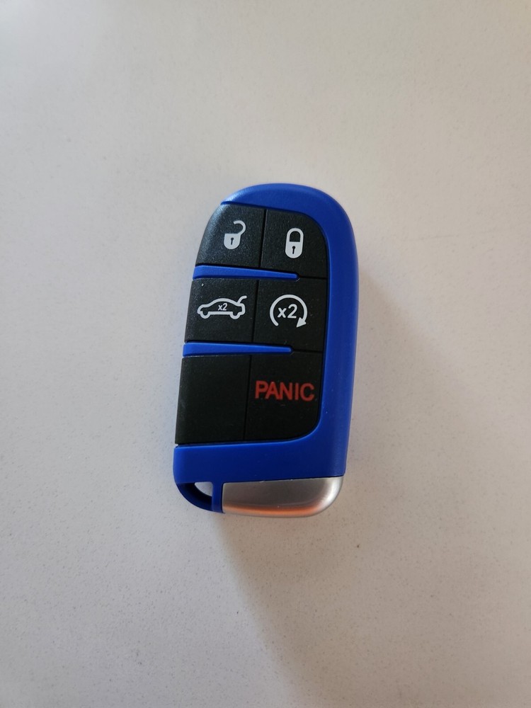 BLUE SRT KEY FOB Dodge Jeep Chrysler shell