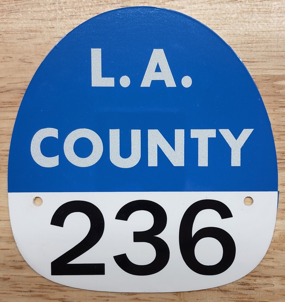 LA COUNTY 236 FIRE HELMET SHIELD