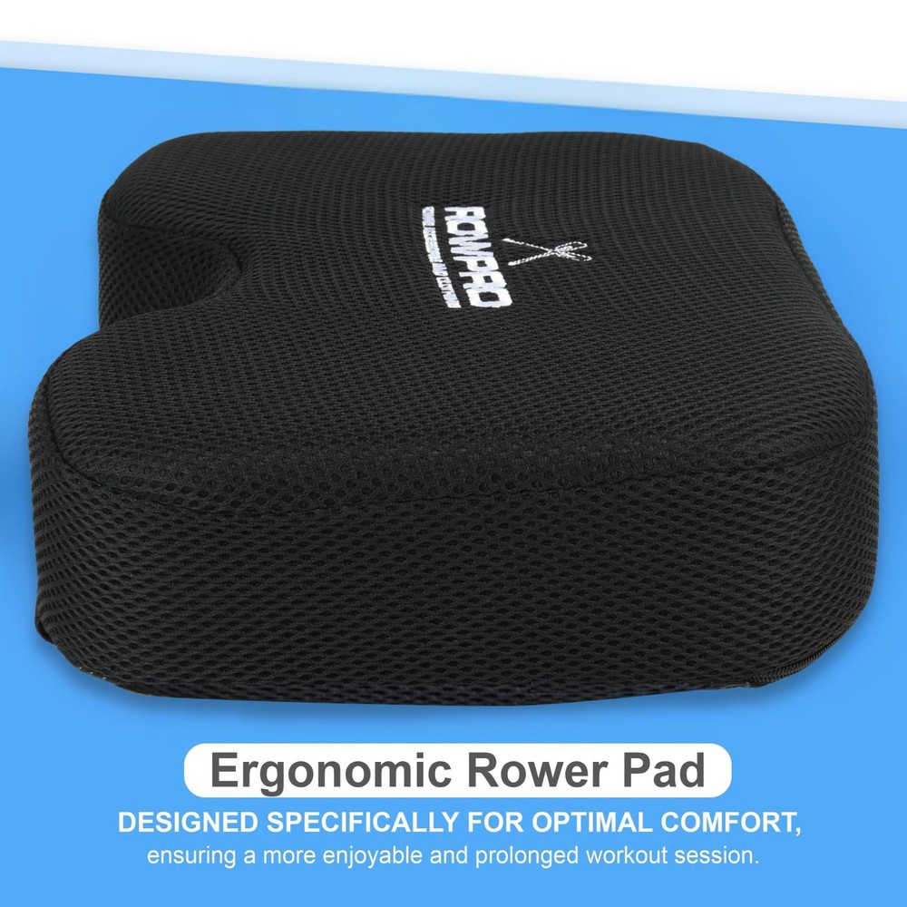 Memory Foam Rowing Machine Seat Cushion - Comfortable Seat Pad for Concept 2