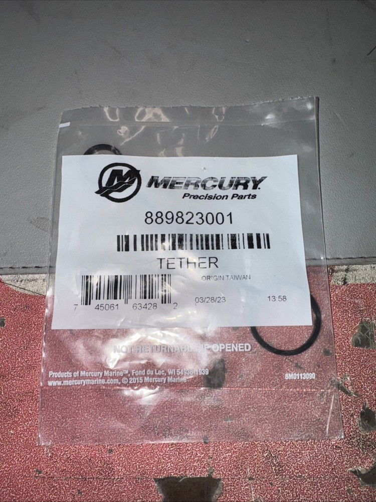 889823001 Mercury Marine TETHER  Nip