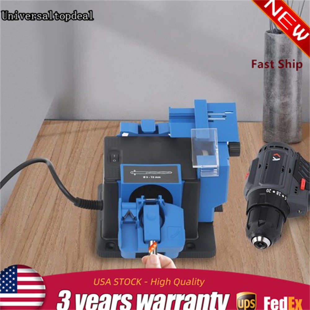 Multifunctional Electric Drill Bit Sharpener Bench Mounting Sharpening New