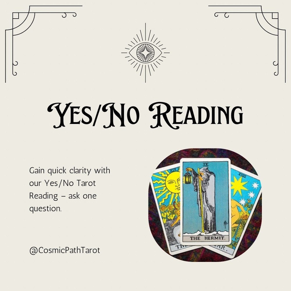 YES/NO One Question One Card Tarot Deck Reading Same Day