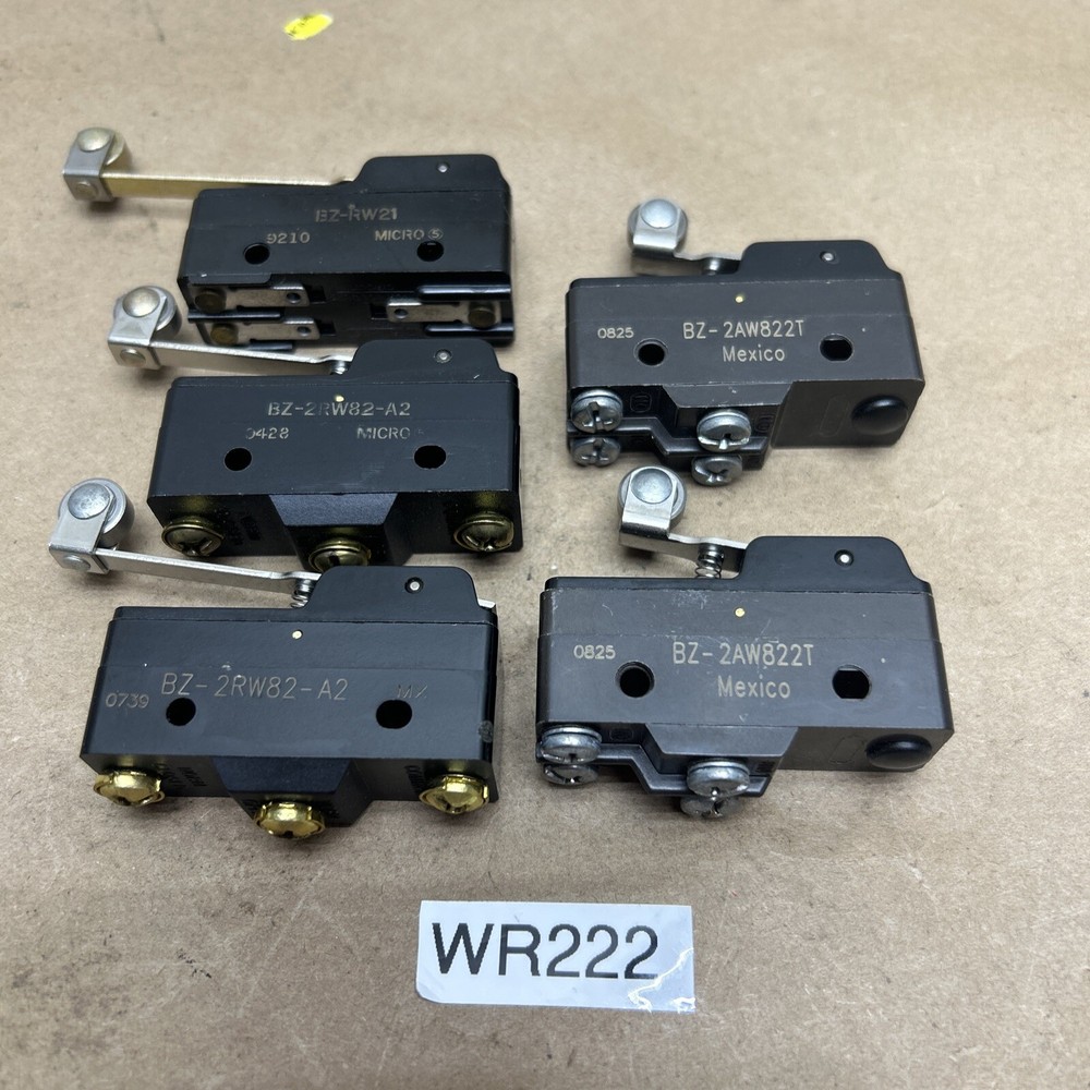 Assortment Of Basic Switch,  Roller Levers See Description For Part #'s